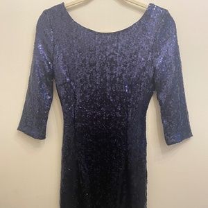 Sequin Blue Lulus Dress